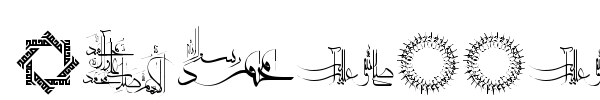 Mohammad RasoolAllah font preview